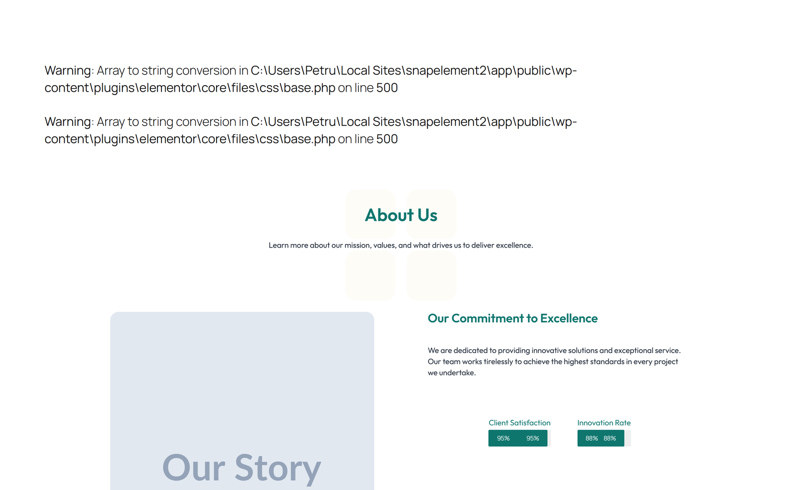 Split About with Text and CTA Left and Image Right 3 - Elementor component