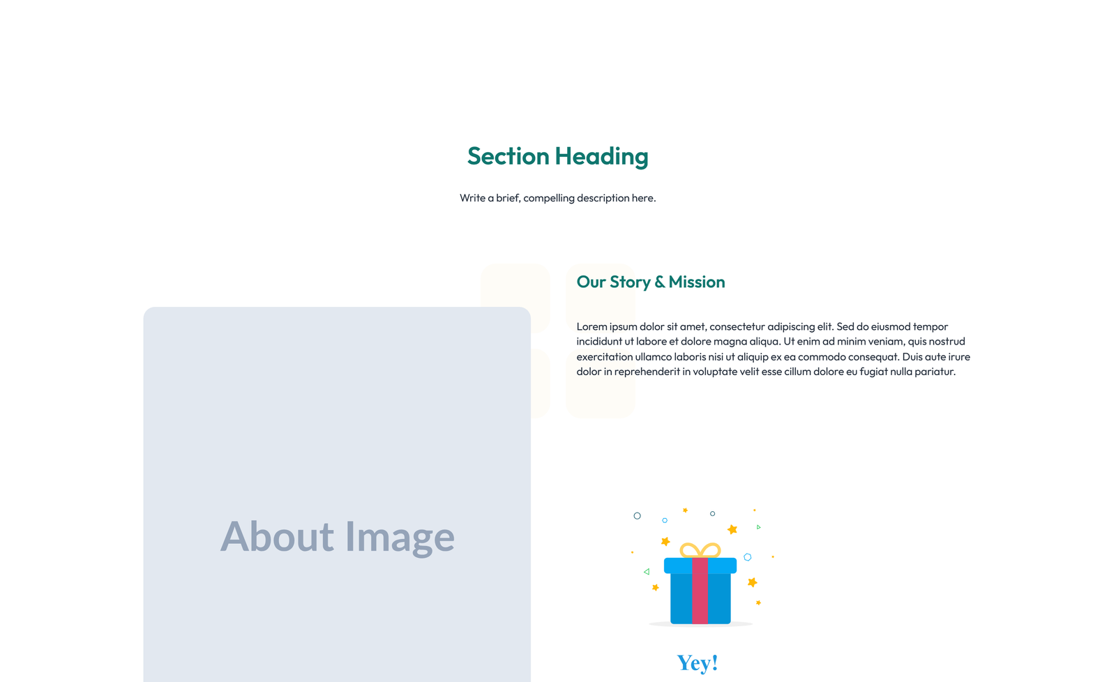 Split About with Image Left and Text and Icon-list Right 3 - Elementor component