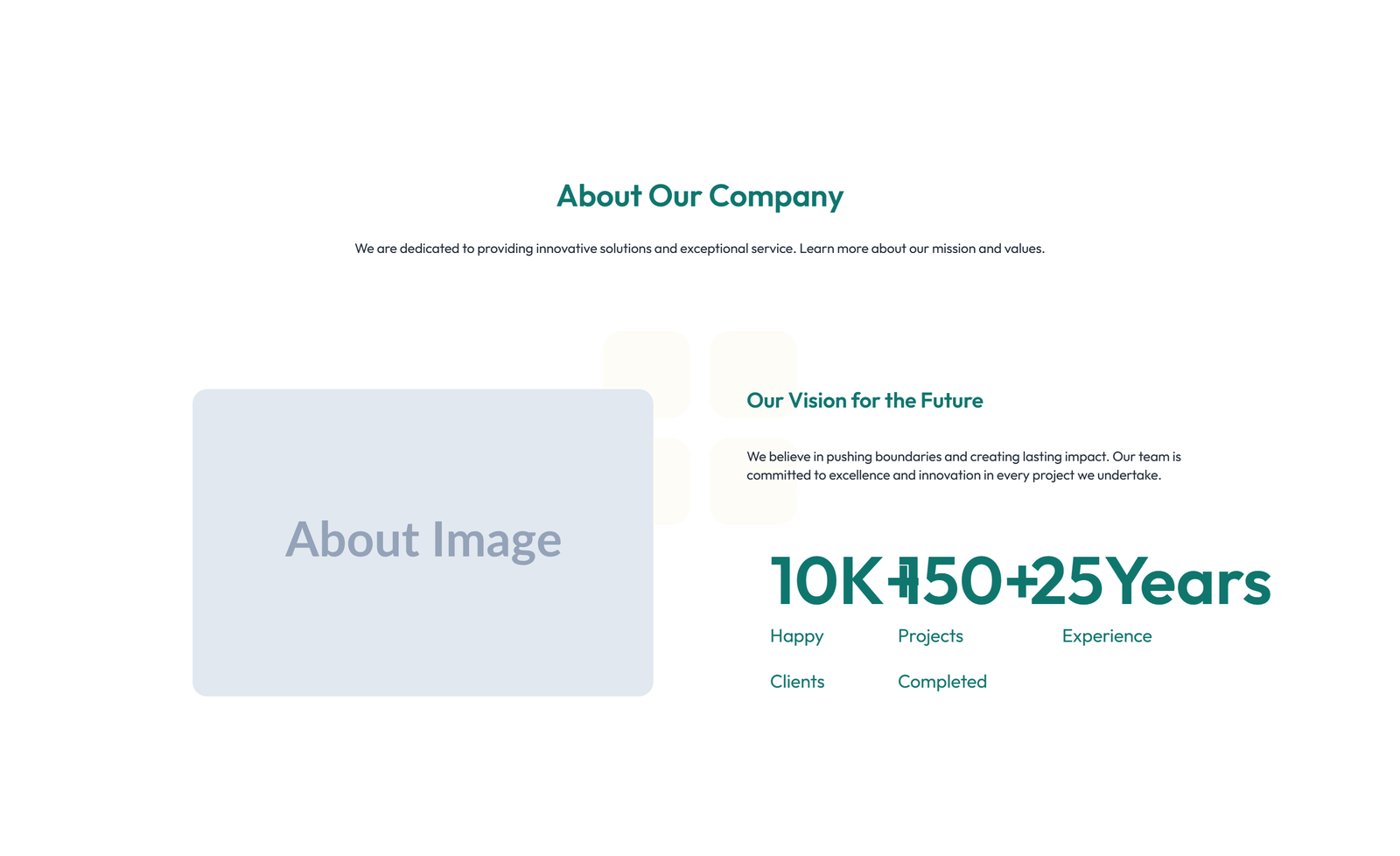 Split About with Text and CTA Left and Video Right 10 - Elementor component