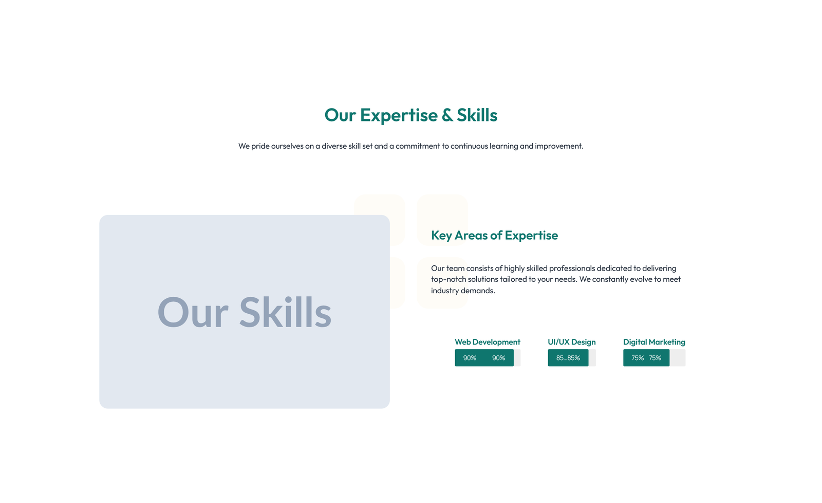 Split About with Text and CTA Left and Image Right 12 - Elementor component