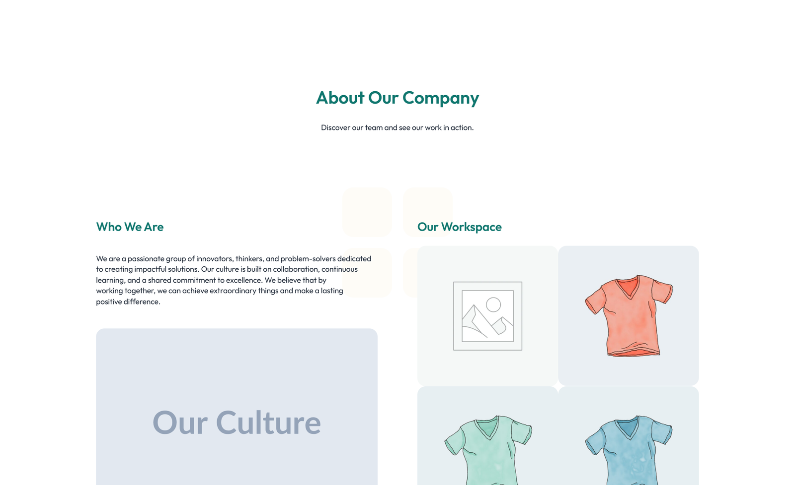 Centered About with Image, Counter Stats Row 20 - Elementor component
