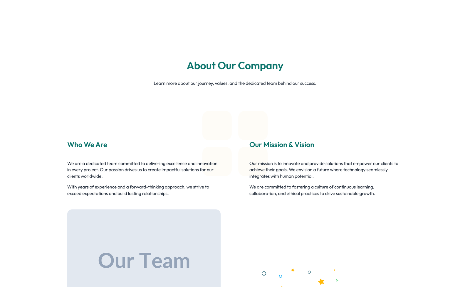 Split About with Image Left and Text and Icon-list Right 21 - Elementor component