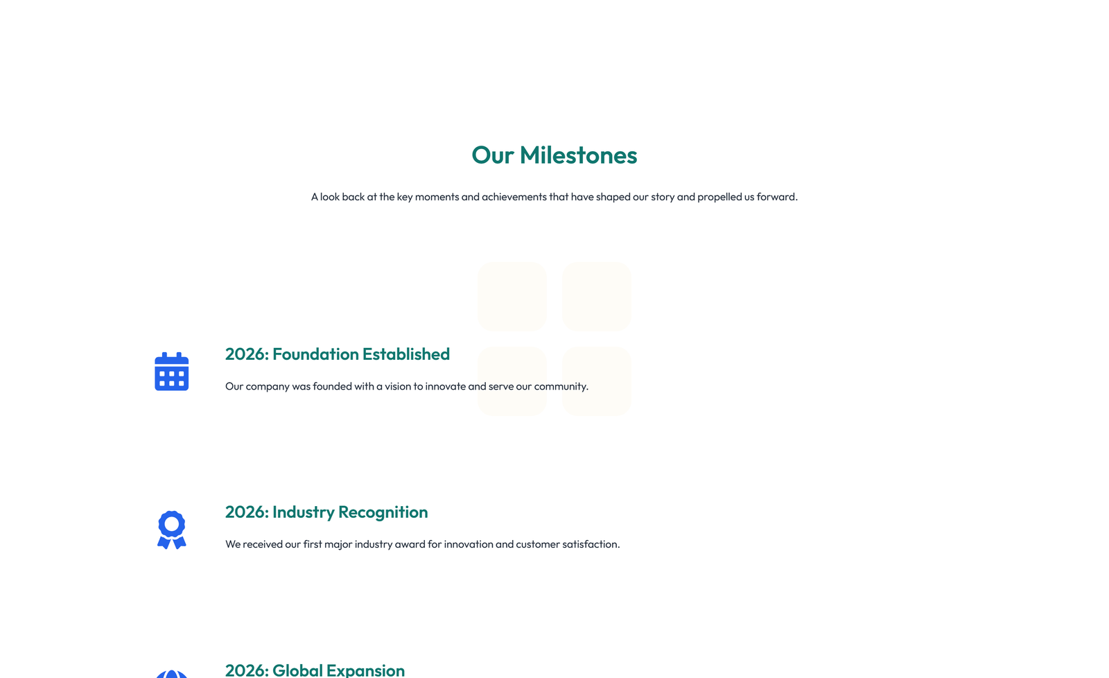 Screenshot of Split About with Text and CTA Left and Image Right 25 - Elementor About Sections component