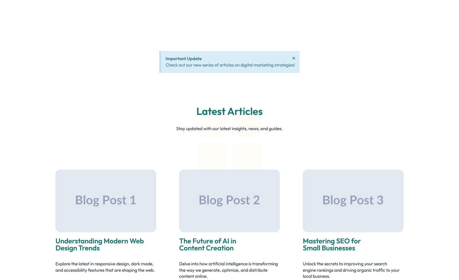 Blog Layout Style 1 4 - Elementor component