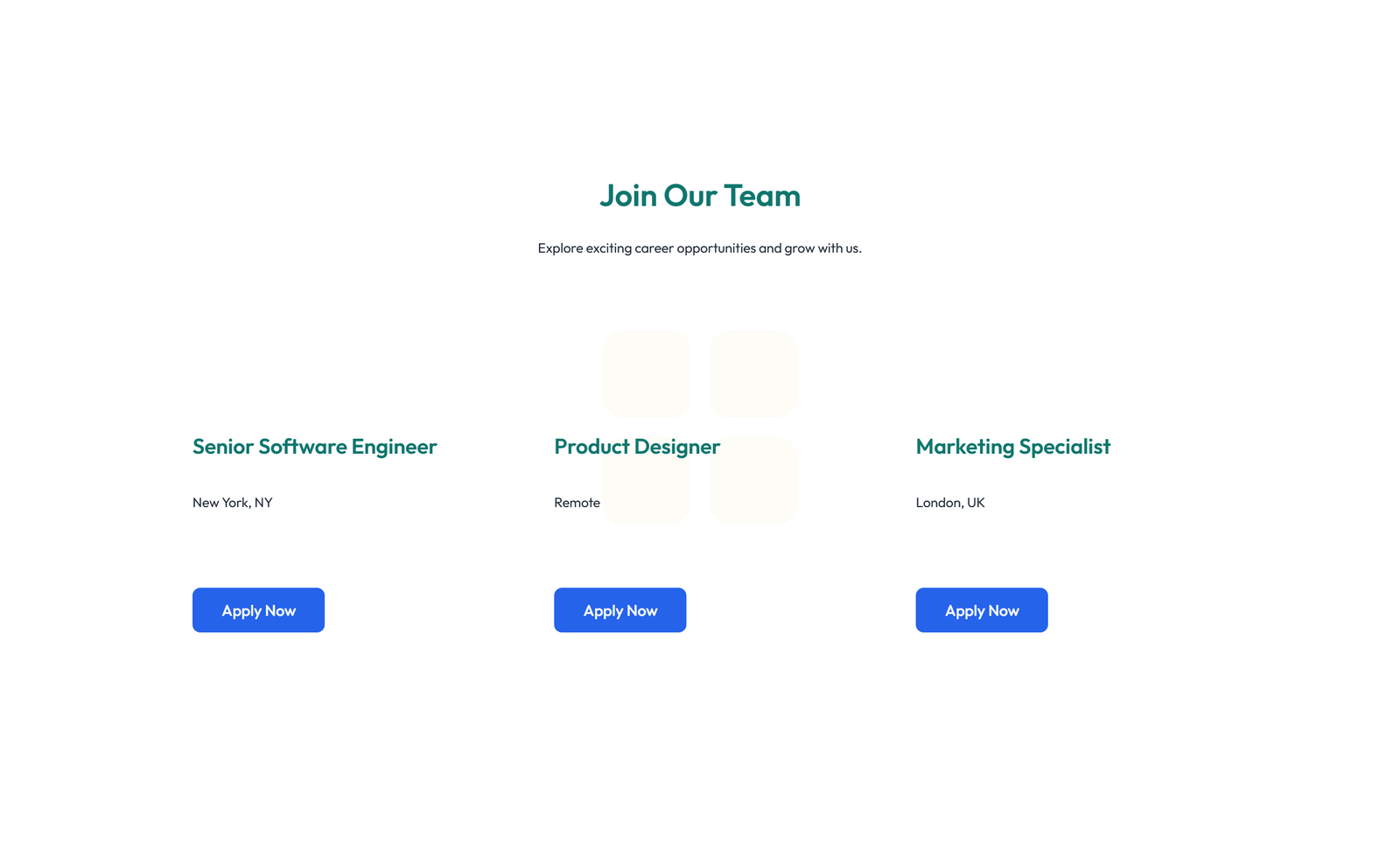 Screenshot of Careers Layout Style 2 2 - Elementor Careers / Jobs component