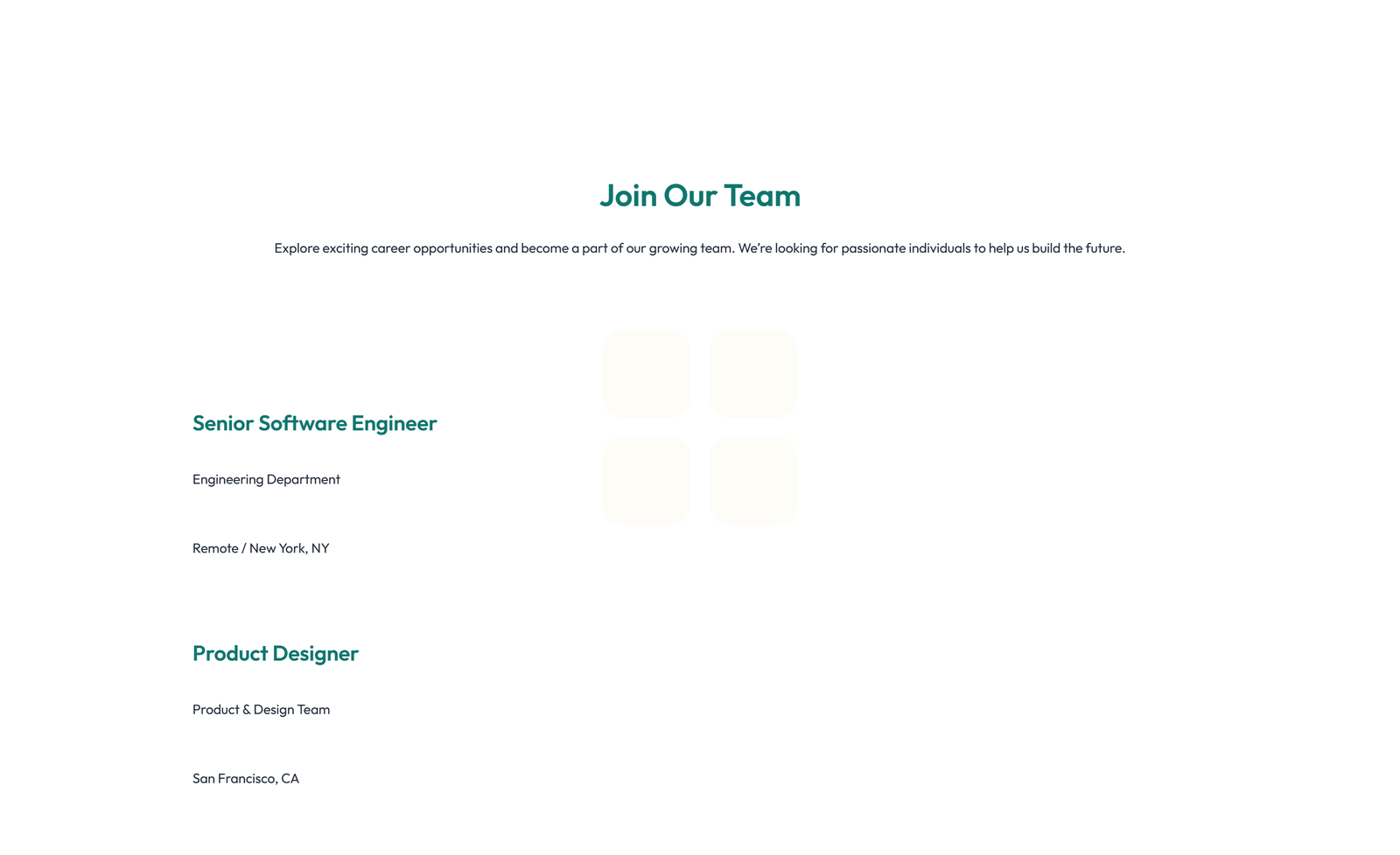 Screenshot of Careers Layout Style 2 8 - Elementor Careers / Jobs component