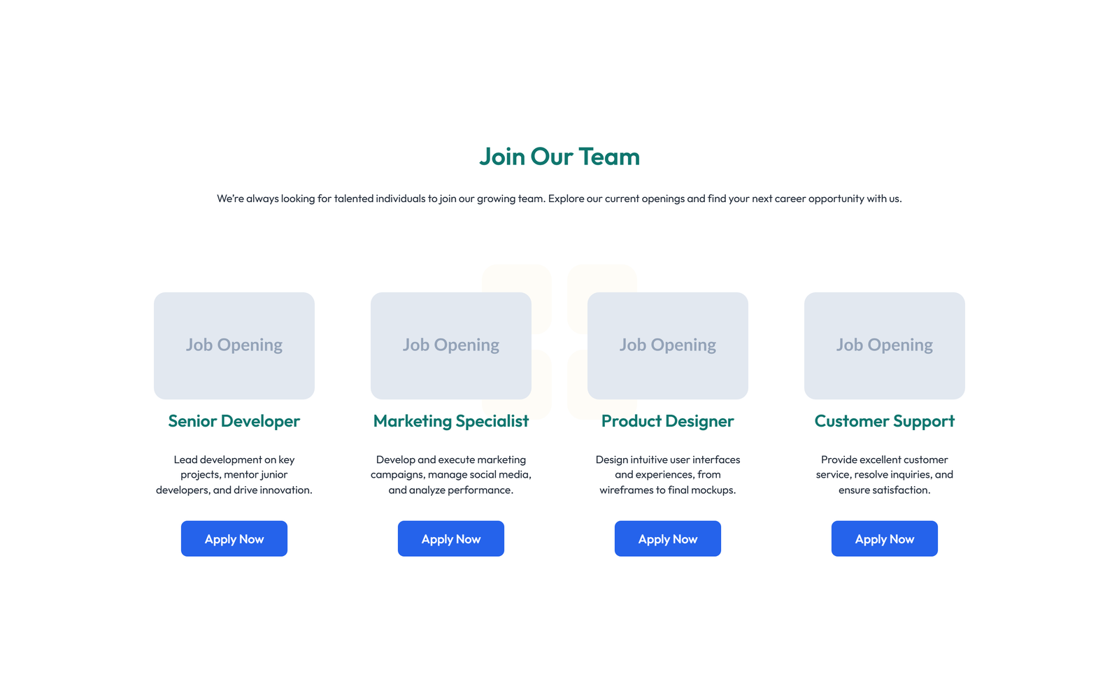 Careers Layout Style 6 8 - Elementor component