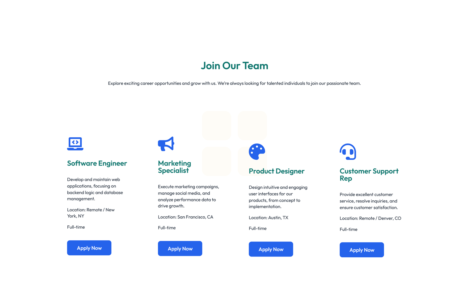 Careers Layout Style 1 9 - Elementor component