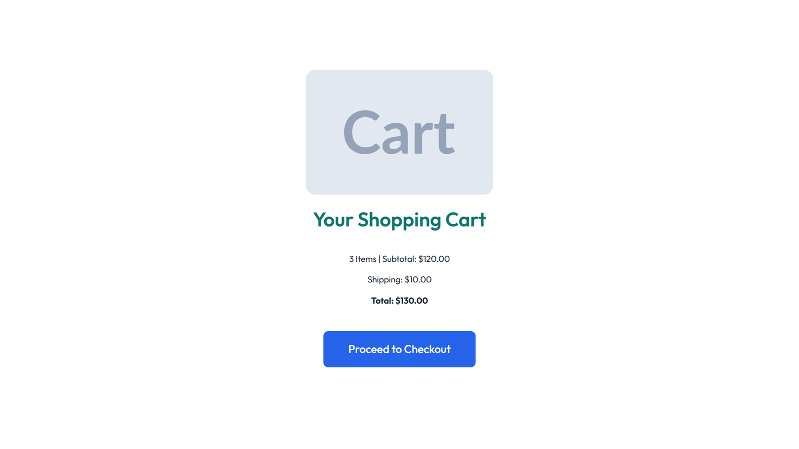 Cart and Checkout Design 4 - Elementor component