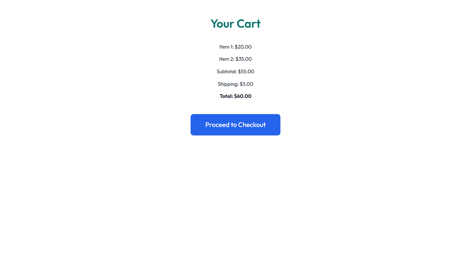 Screenshot of Cart and Checkout Design 4 2 - Elementor Cart & Checkout component