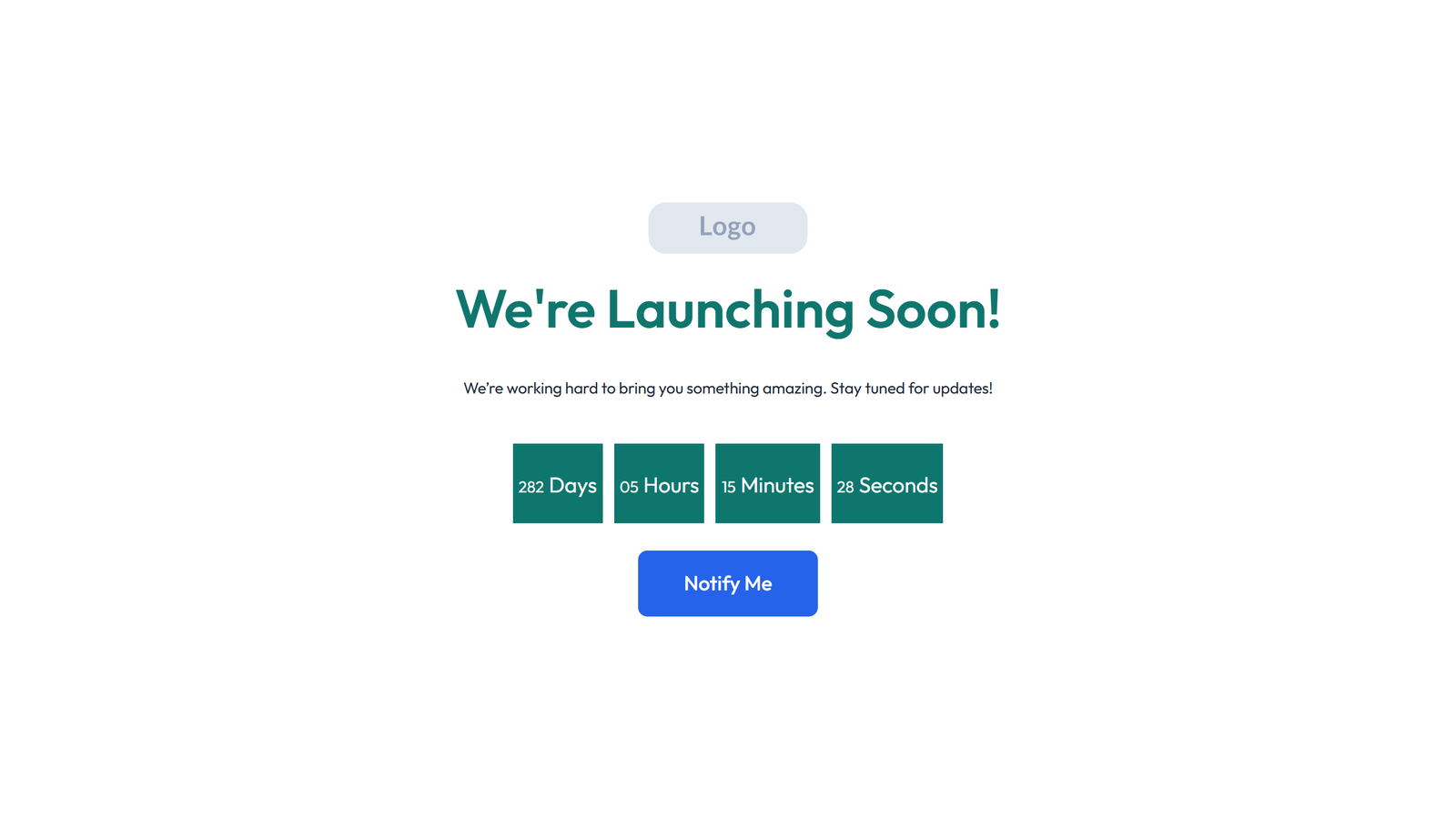 Coming Soon Design 4 2 - Elementor component