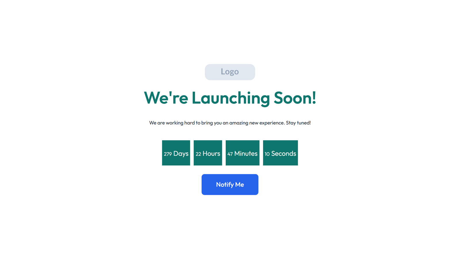 Coming Soon Design 4 4 - Elementor component