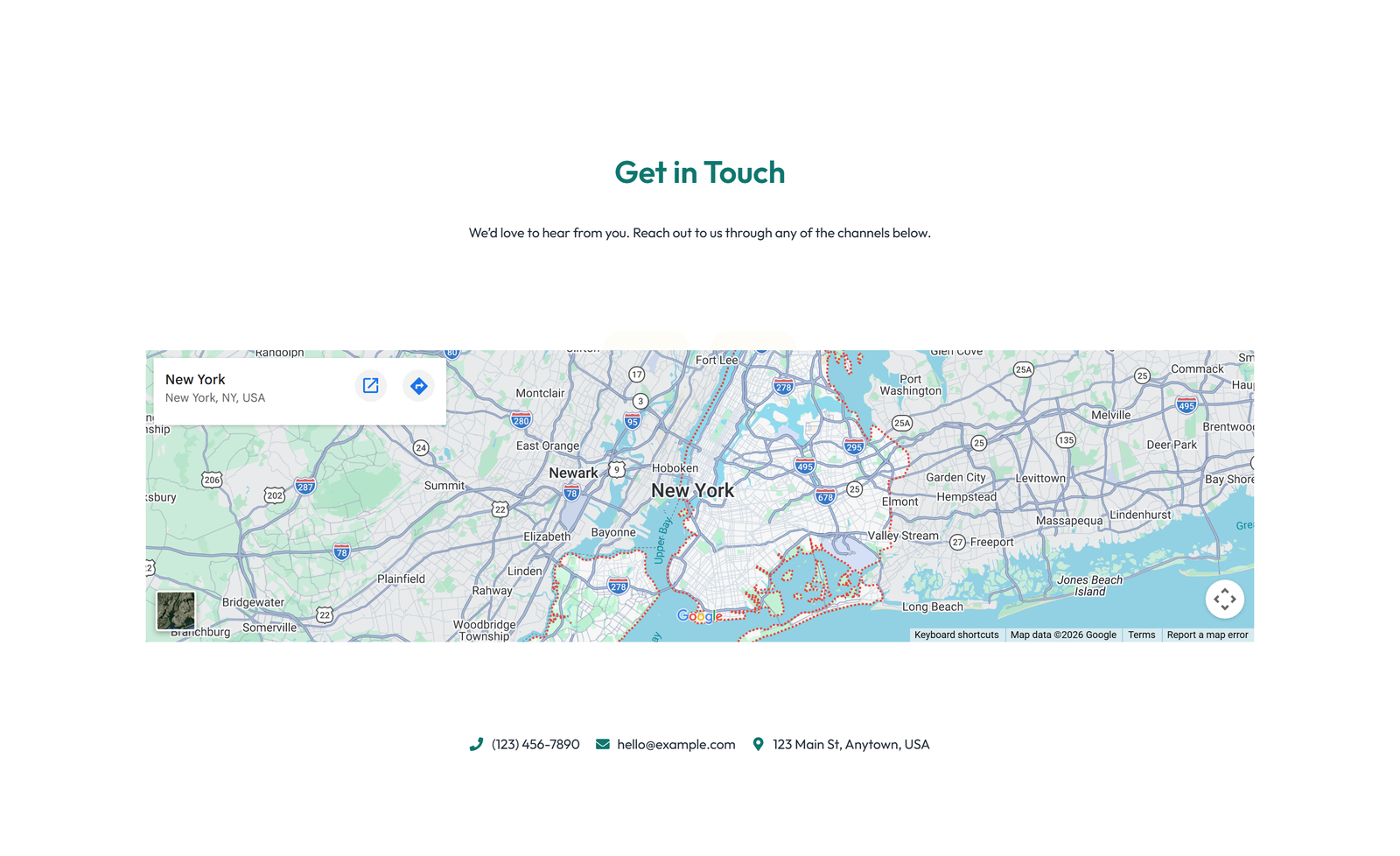 Split Contact with Info Left and Image Right 12 - Elementor component