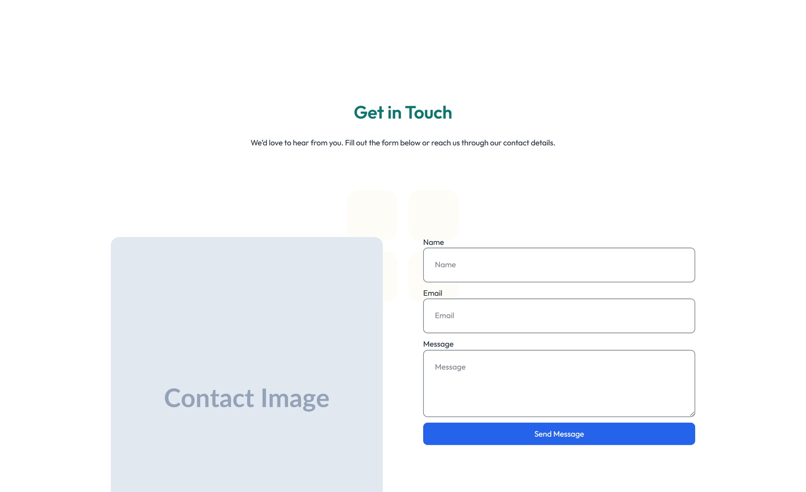 Split Contact with Info Left and Image Right 41 - Elementor component