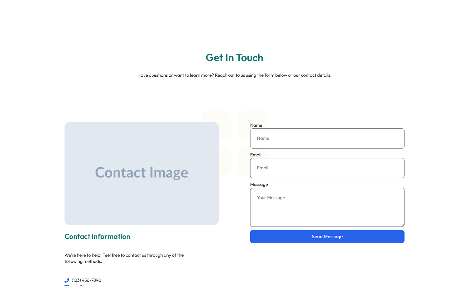 Split Contact with Info and Social Left and Map Right 43 - Elementor component