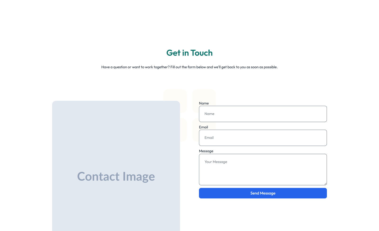 Centered Contact with Form, Info Below 80 - Elementor component