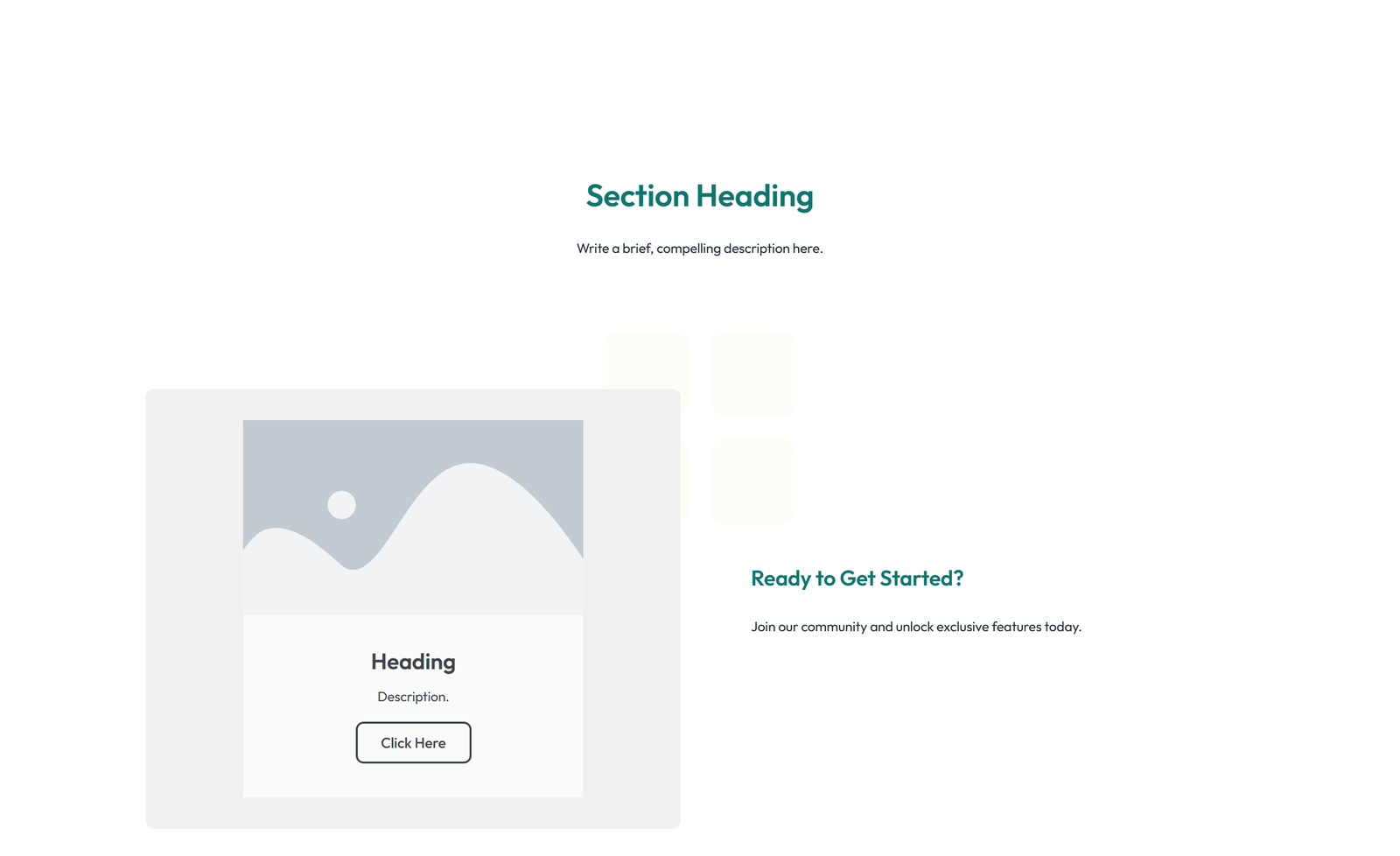 Centered Call to Action with Heading, Subtitle, CTA 7 - Elementor component