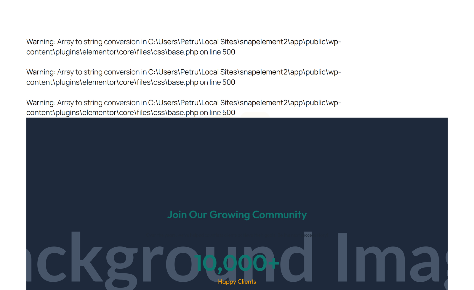 Centered Call to Action with Heading, Subtitle, CTA, Note 11 - Elementor component
