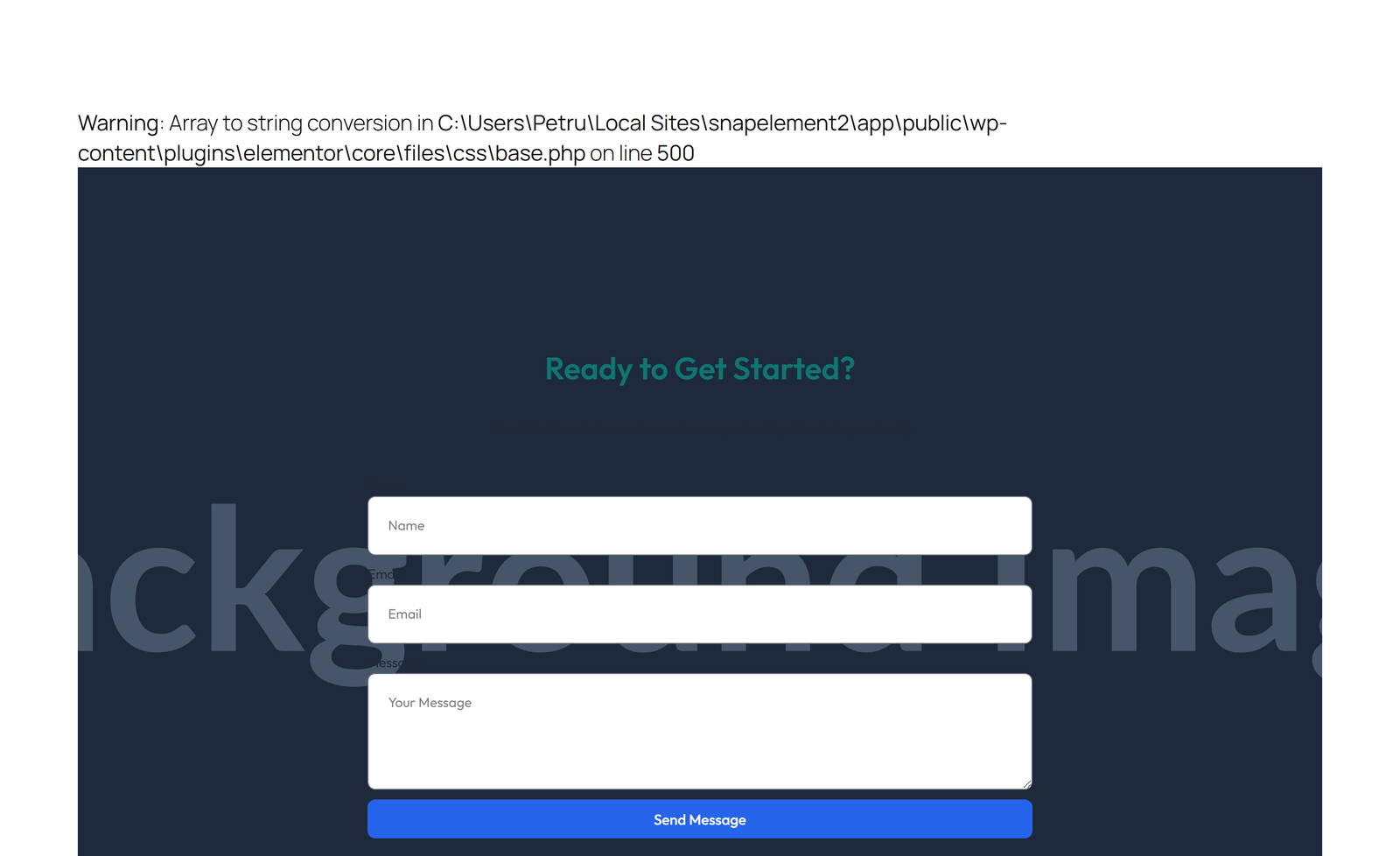 Split Call to Action with Text and Benefits List and 11 - Elementor component