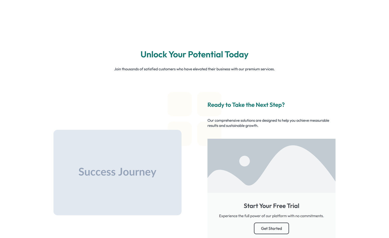 Centered Call to Action with Heading, Subtitle, CTA, Note 13 - Elementor component