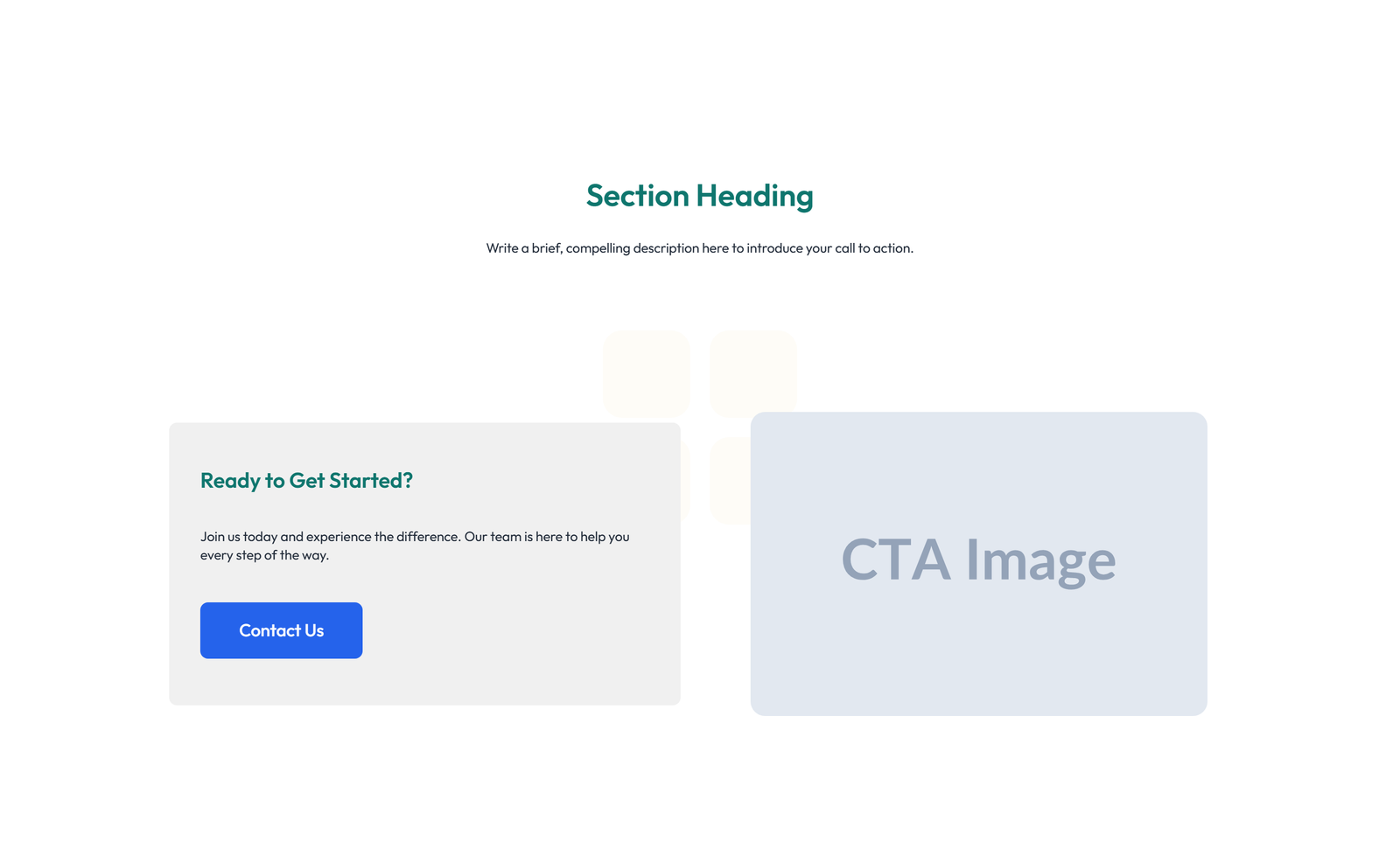 Centered Call to Action with Heading, Subtitle, CTA, Note 14 - Elementor component