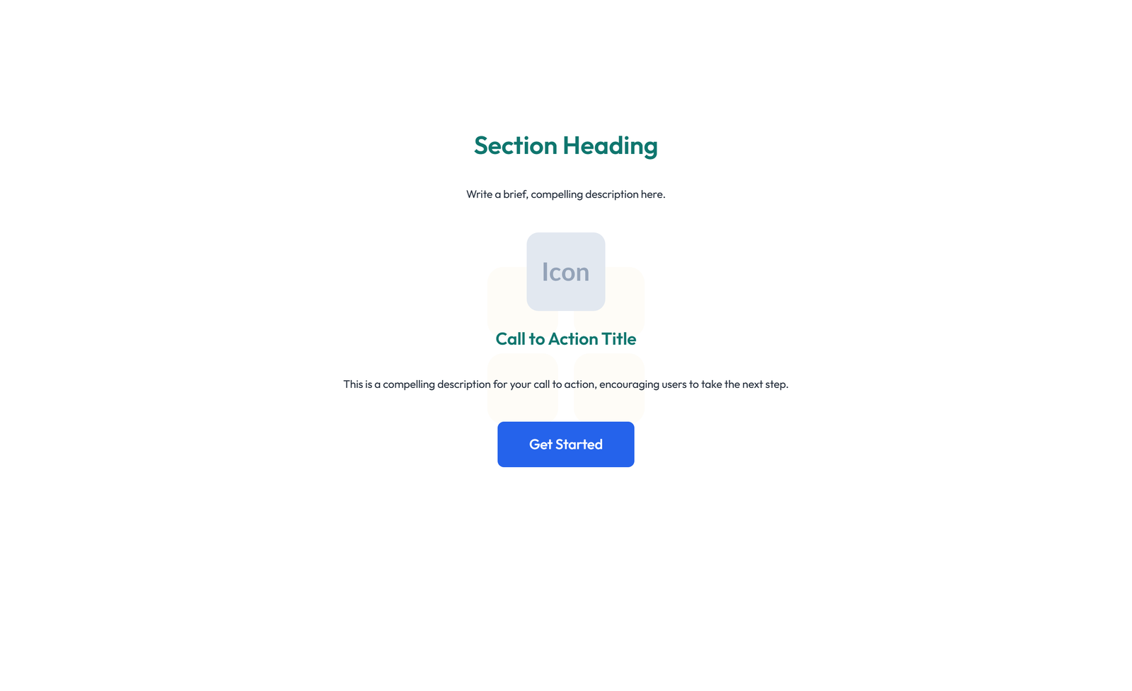 Screenshot of Split Call to Action with Text Left and Image Right 21 - Elementor CTA Sections component