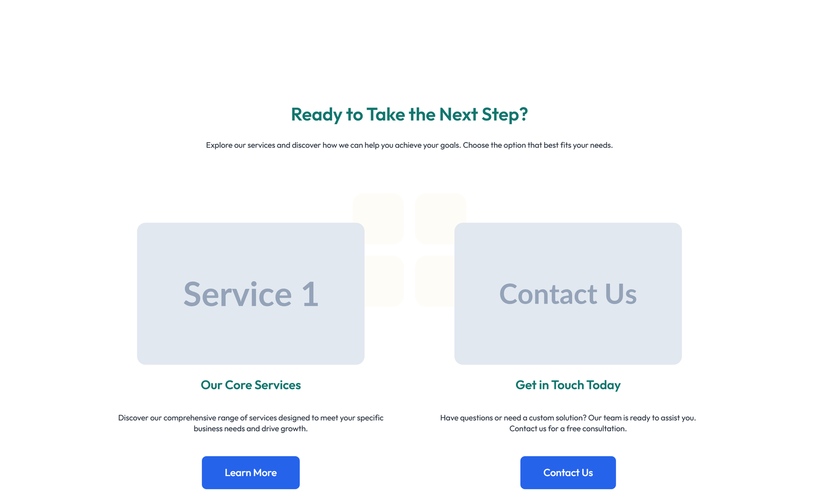Split Call to Action with Text and Benefits List and 22 - Elementor component