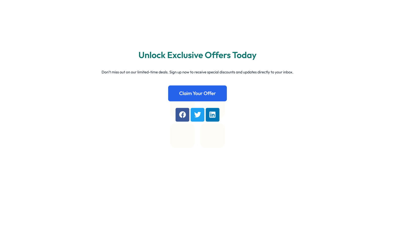 Screenshot of Centered Call to Action with Heading, Two CTA Buttons 32 - Elementor CTA Sections component