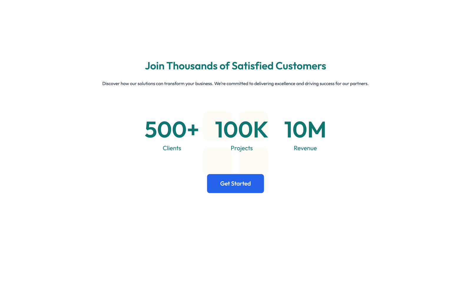 Screenshot of Centered Call to Action with Heading, Subtitle, CTA 33 - Elementor CTA Sections component