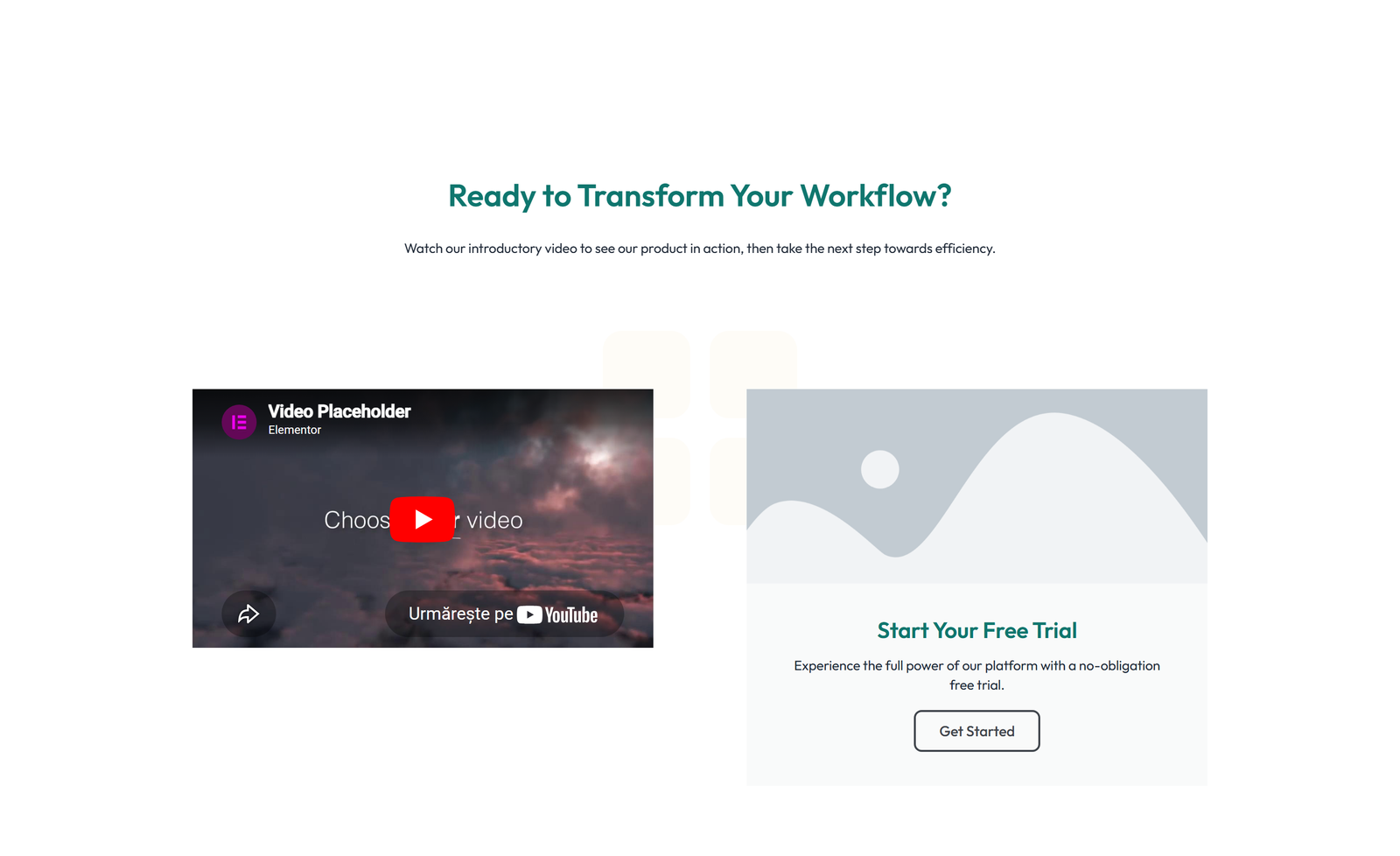 Call to Action with Bar: Icon, Text, CTA 35 - Elementor component