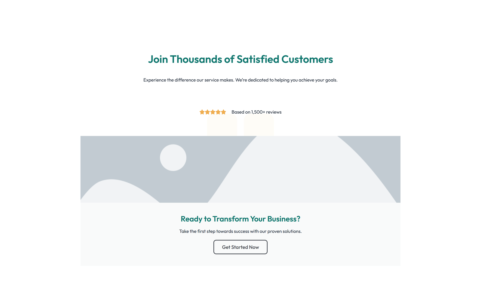 Centered Call to Action with Heading, Subtitle, CTA 52 - Elementor component