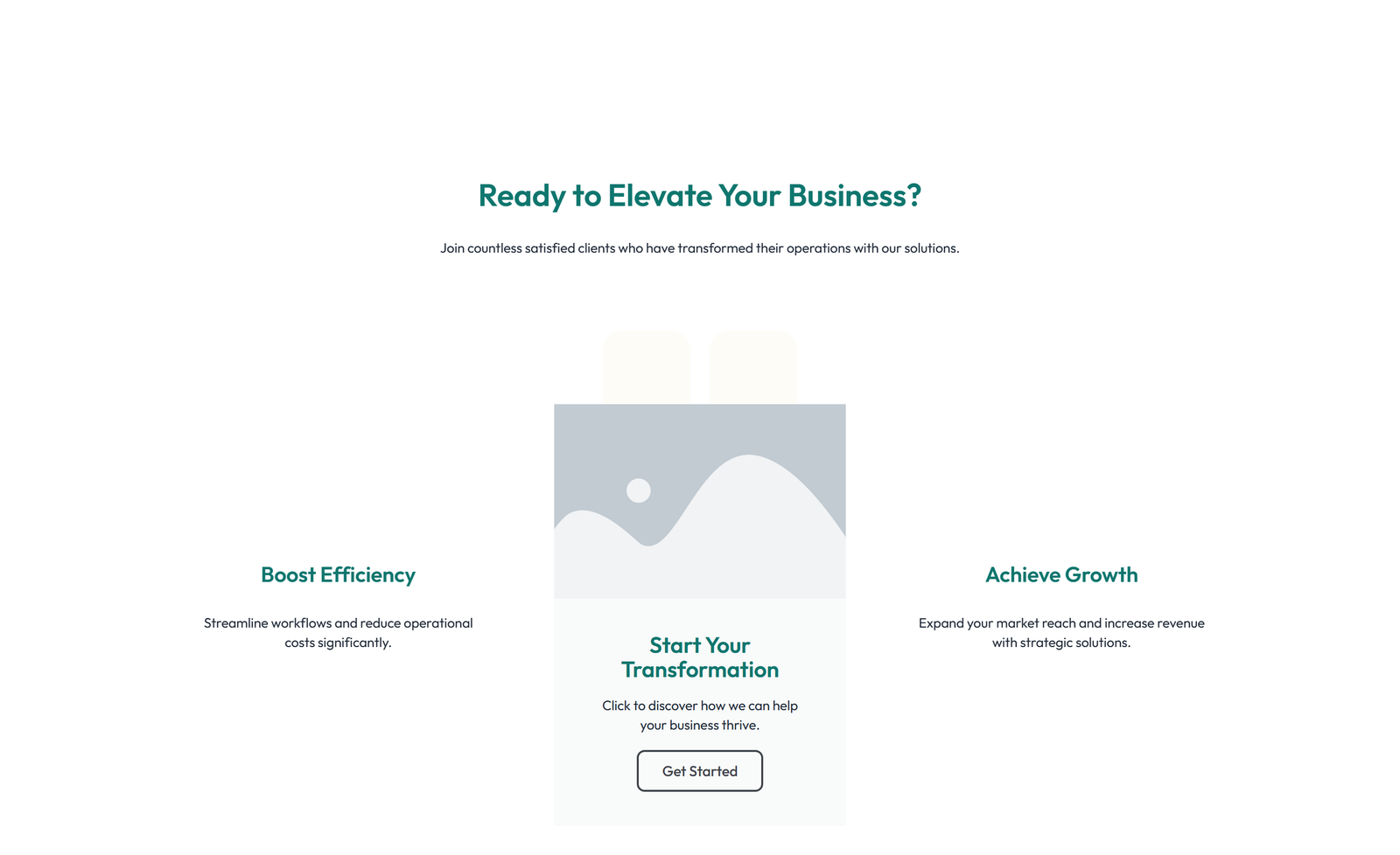 Centered Call to Action with Heading, Subtitle, CTA 57 - Elementor component