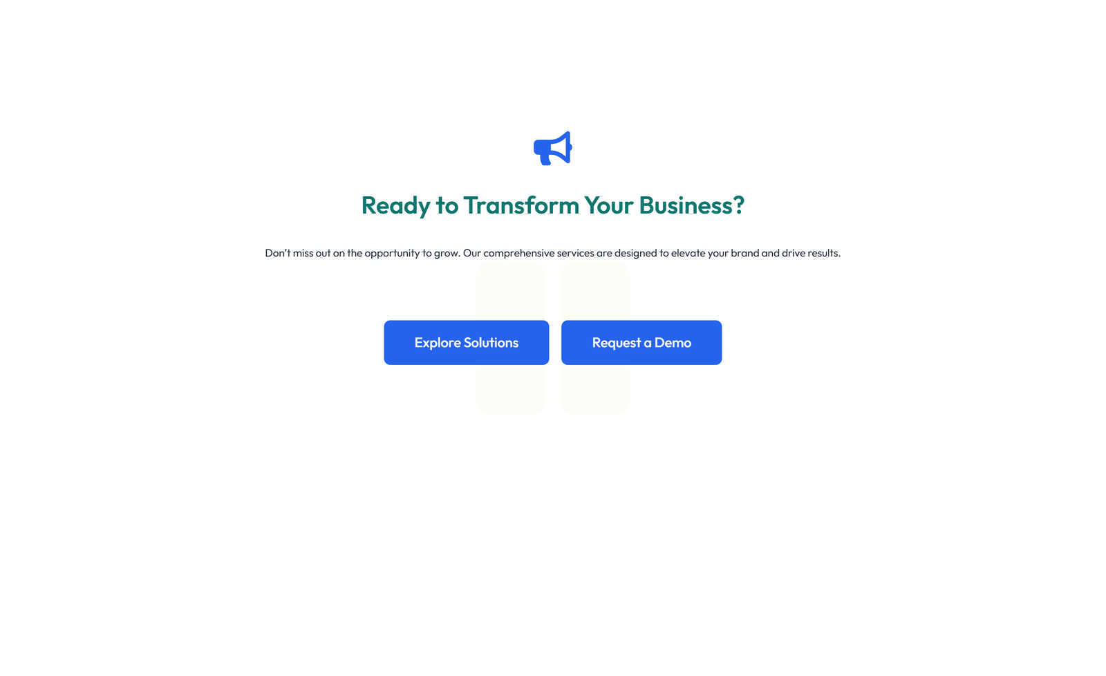Screenshot of Call to Action with Bar: Icon, Text, CTA 61 - Elementor CTA Sections component