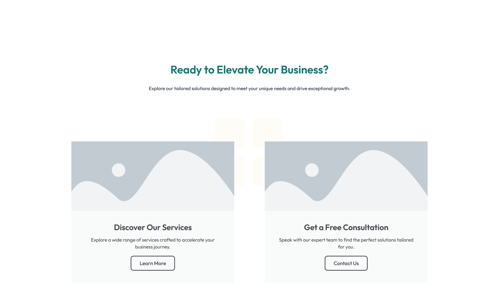 Centered Call to Action with Heading, Subtitle, CTA 62 - Elementor component
