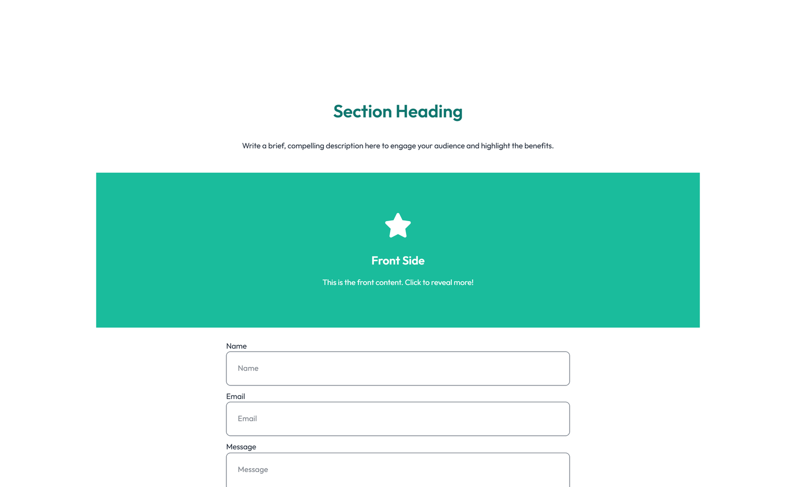 Split Call to Action with Text Left and Image Right 65 - Elementor component