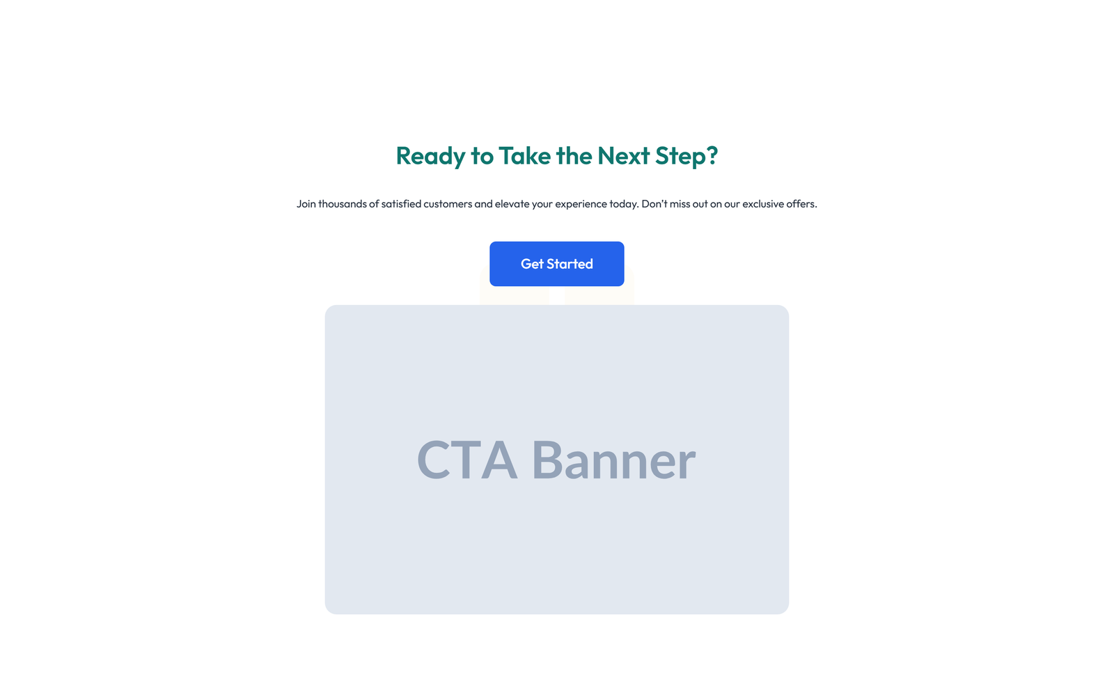 Split Call to Action with Text Left and Image Right 66 - Elementor component