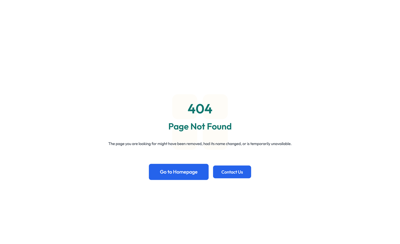 Screenshot of Error Page Design 2 - Elementor 404 / Error Pages component