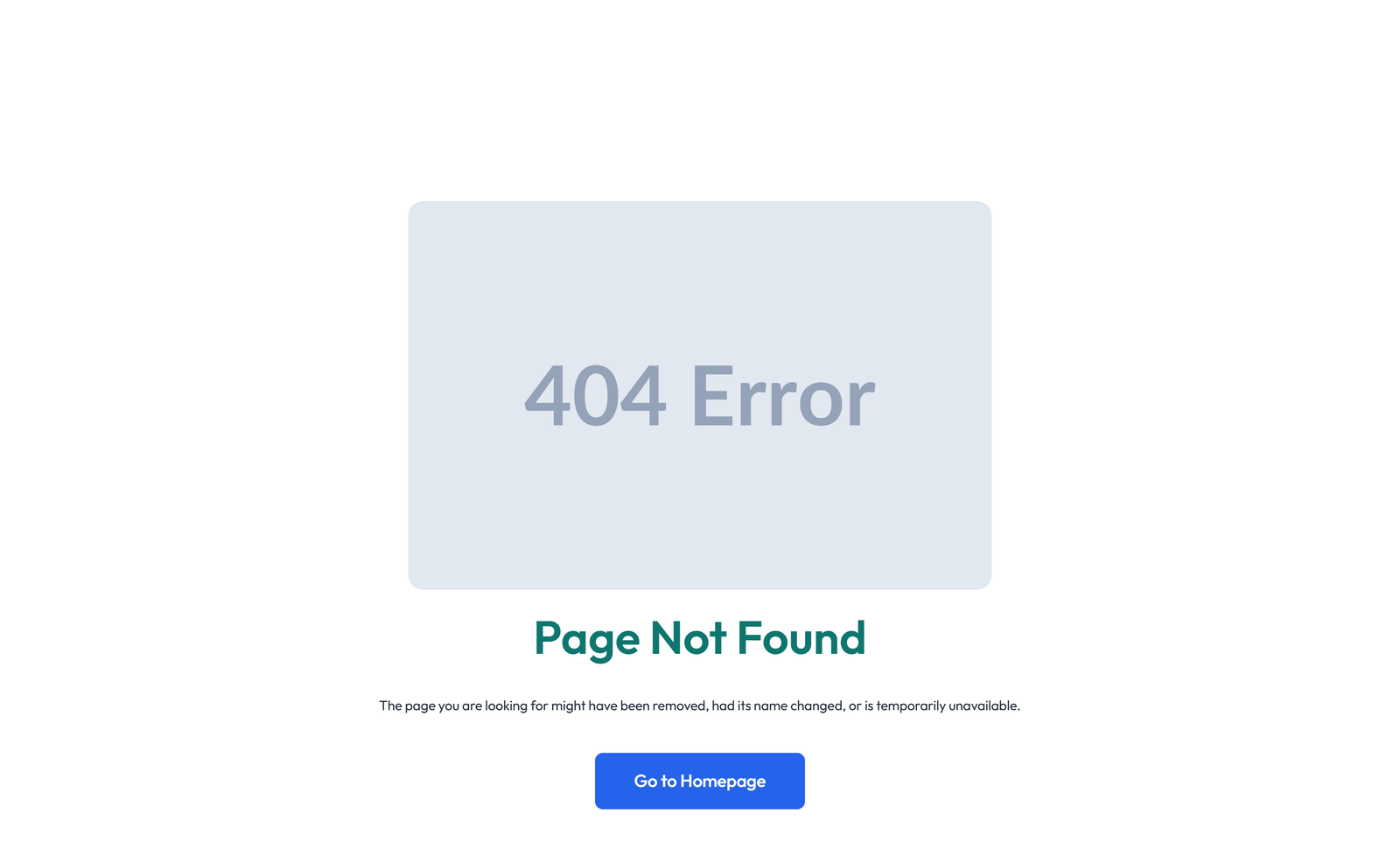 Error Page Design 2 6 - Elementor component