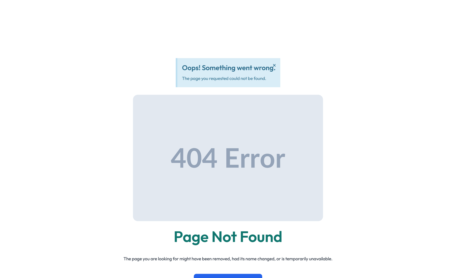 Error Page Design 5 7 - Elementor component