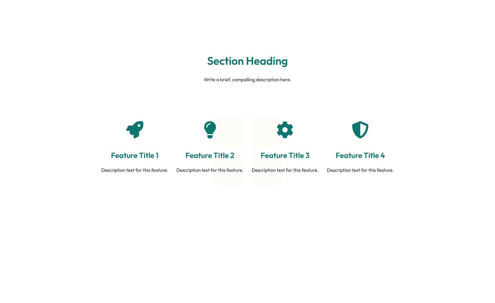 Screenshot of Feature Grid with 2-column Image, Title, Text Cards 5 - Elementor Feature Sections component