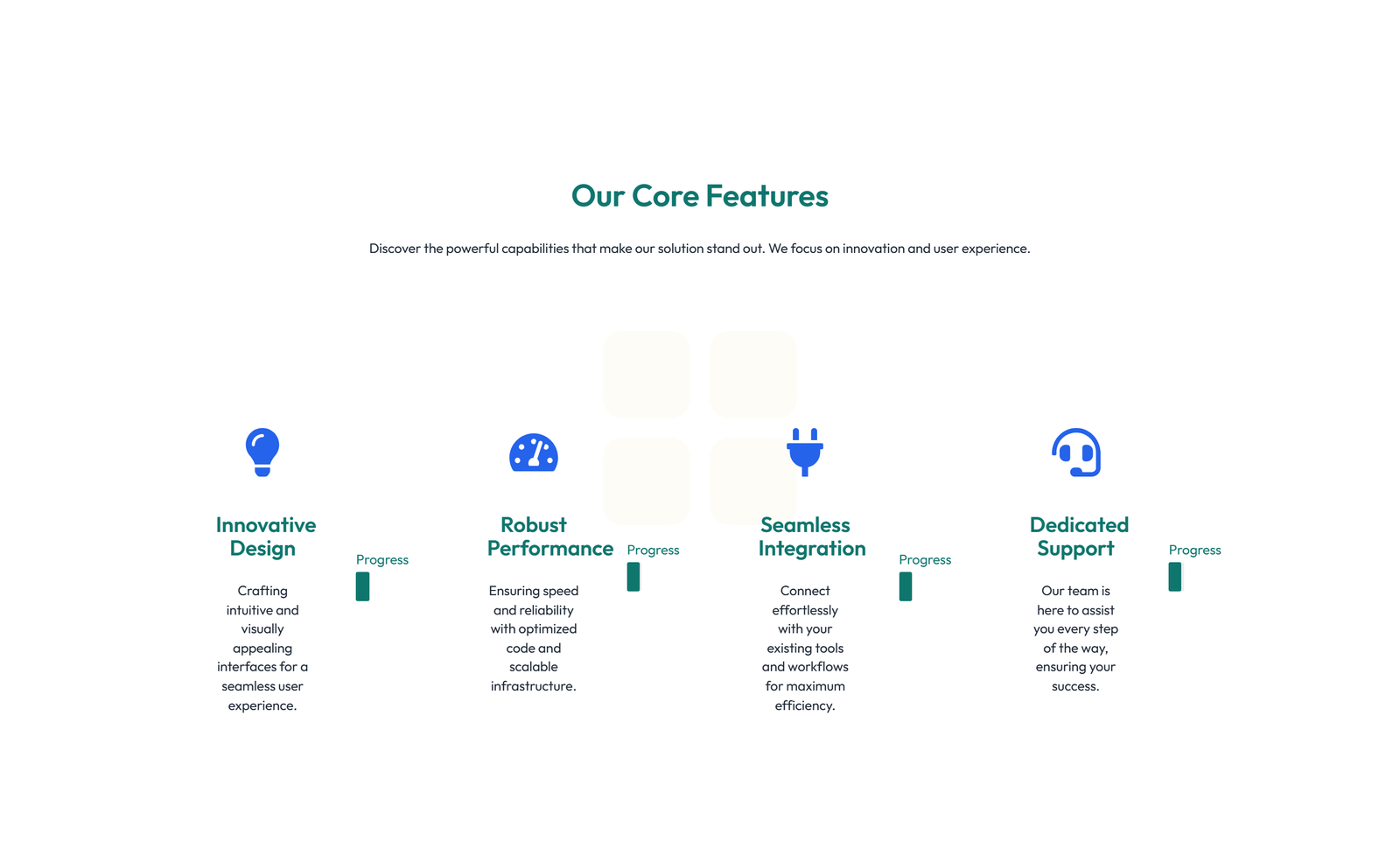 Screenshot of Feature Grid with 2-column Image, Title, Text Cards 7 - Elementor Feature Sections component