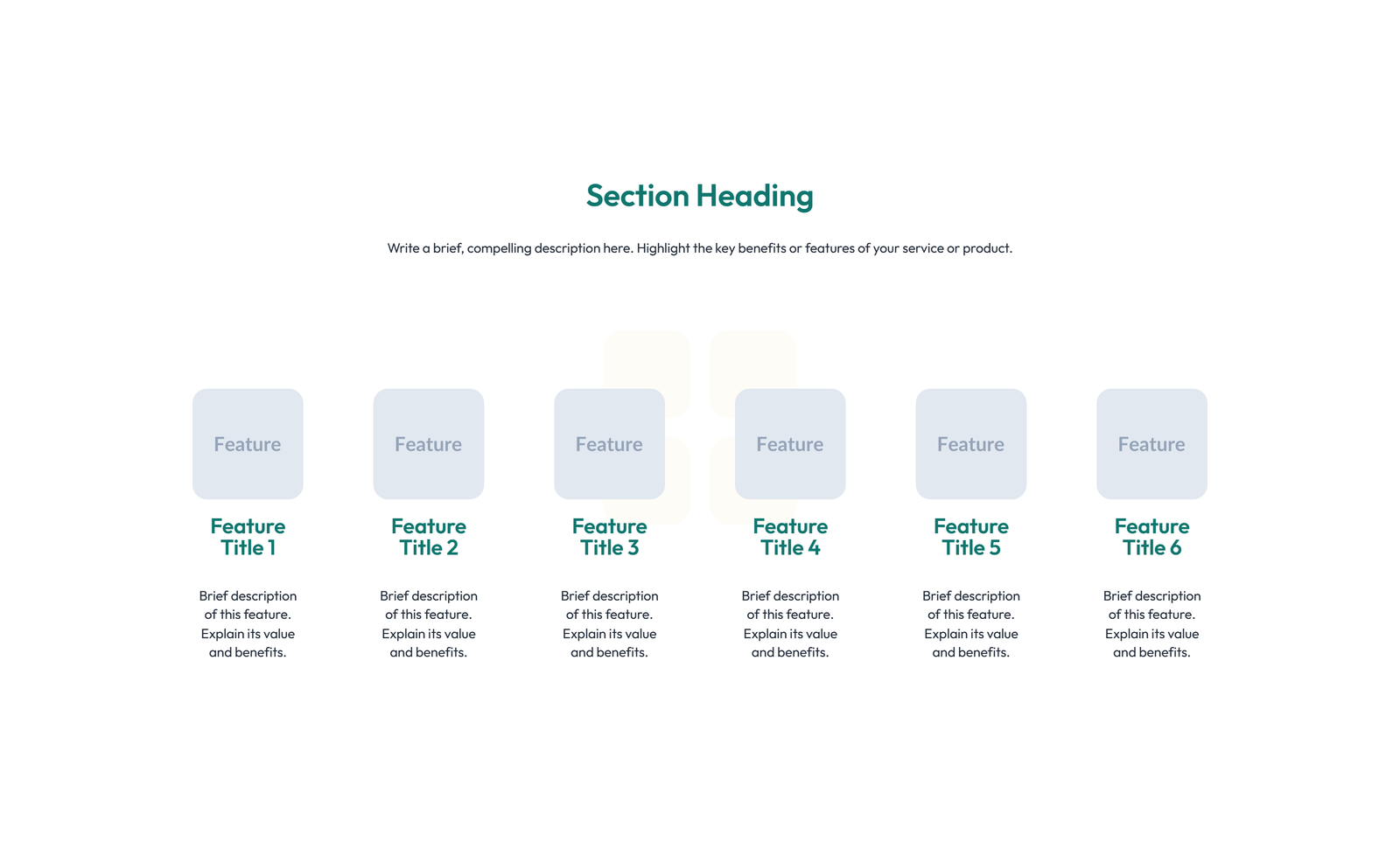 Feature Grid with 3-column Icon, Title, Text, CTA Cards 21 - Elementor component