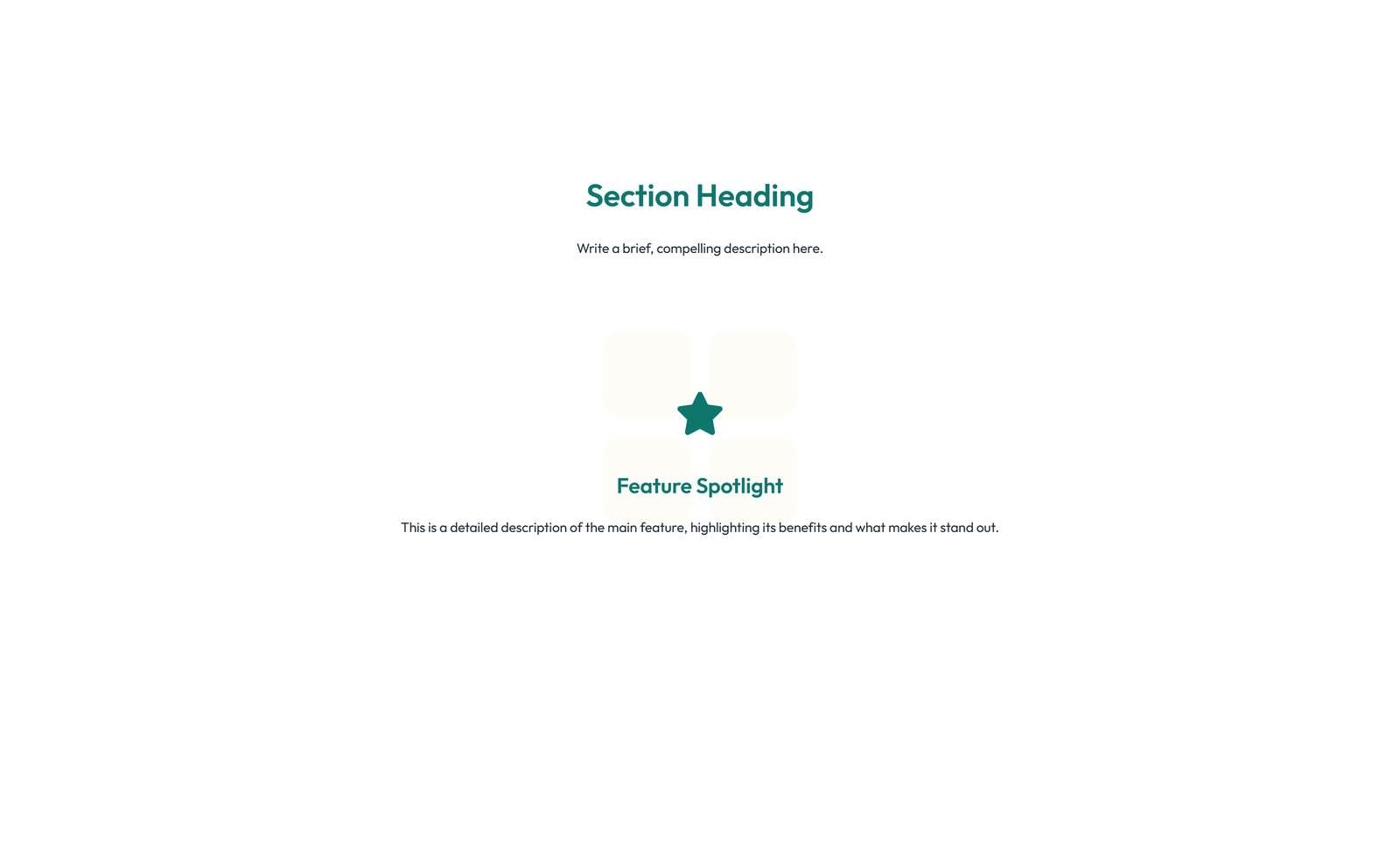 Screenshot of Feature Grid with 3-column Icon, Title, Text, CTA Cards 23 - Elementor Feature Sections component