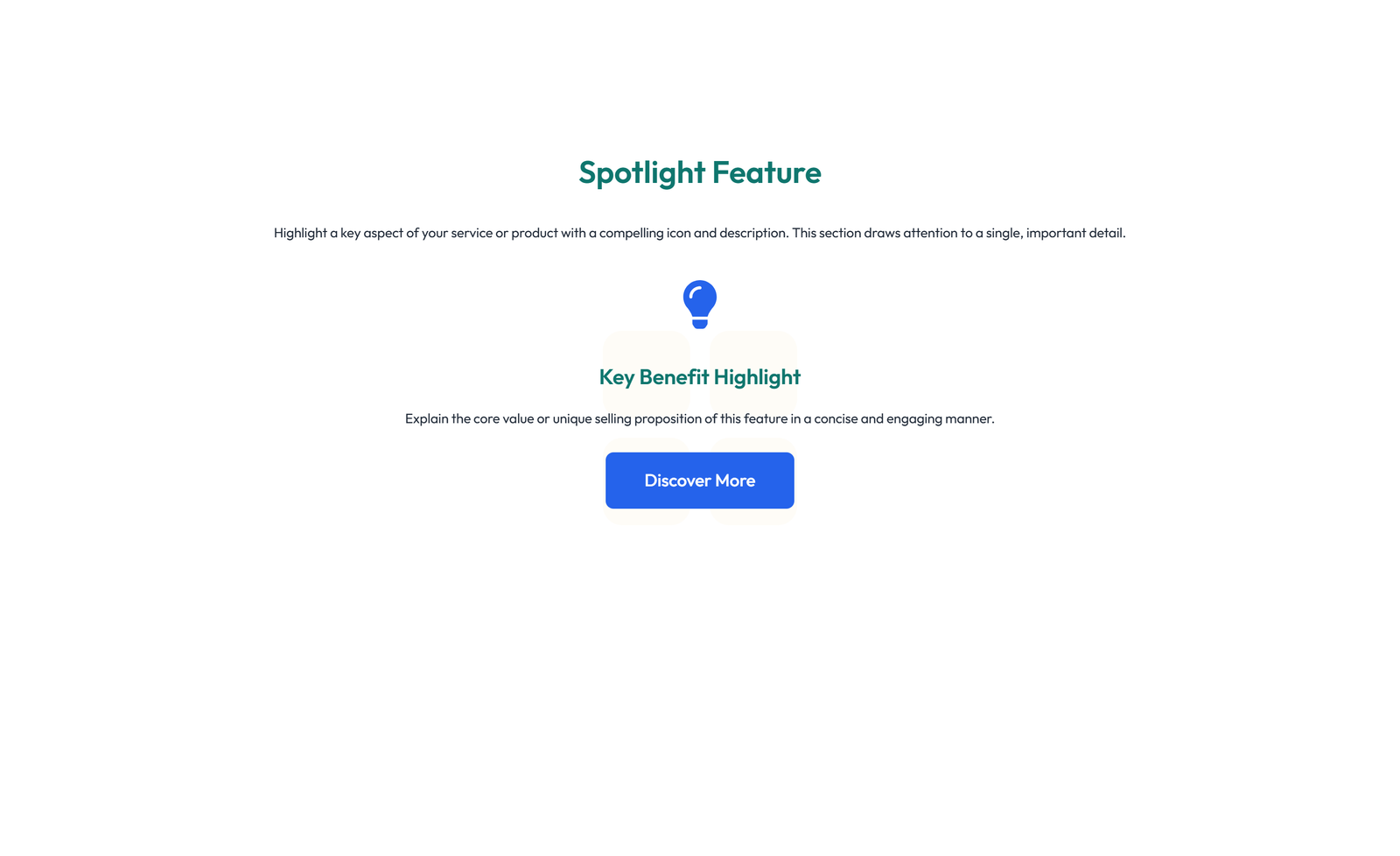 Screenshot of Feature Grid with 3-column Icon, Title, Text Cards 25 - Elementor Feature Sections component