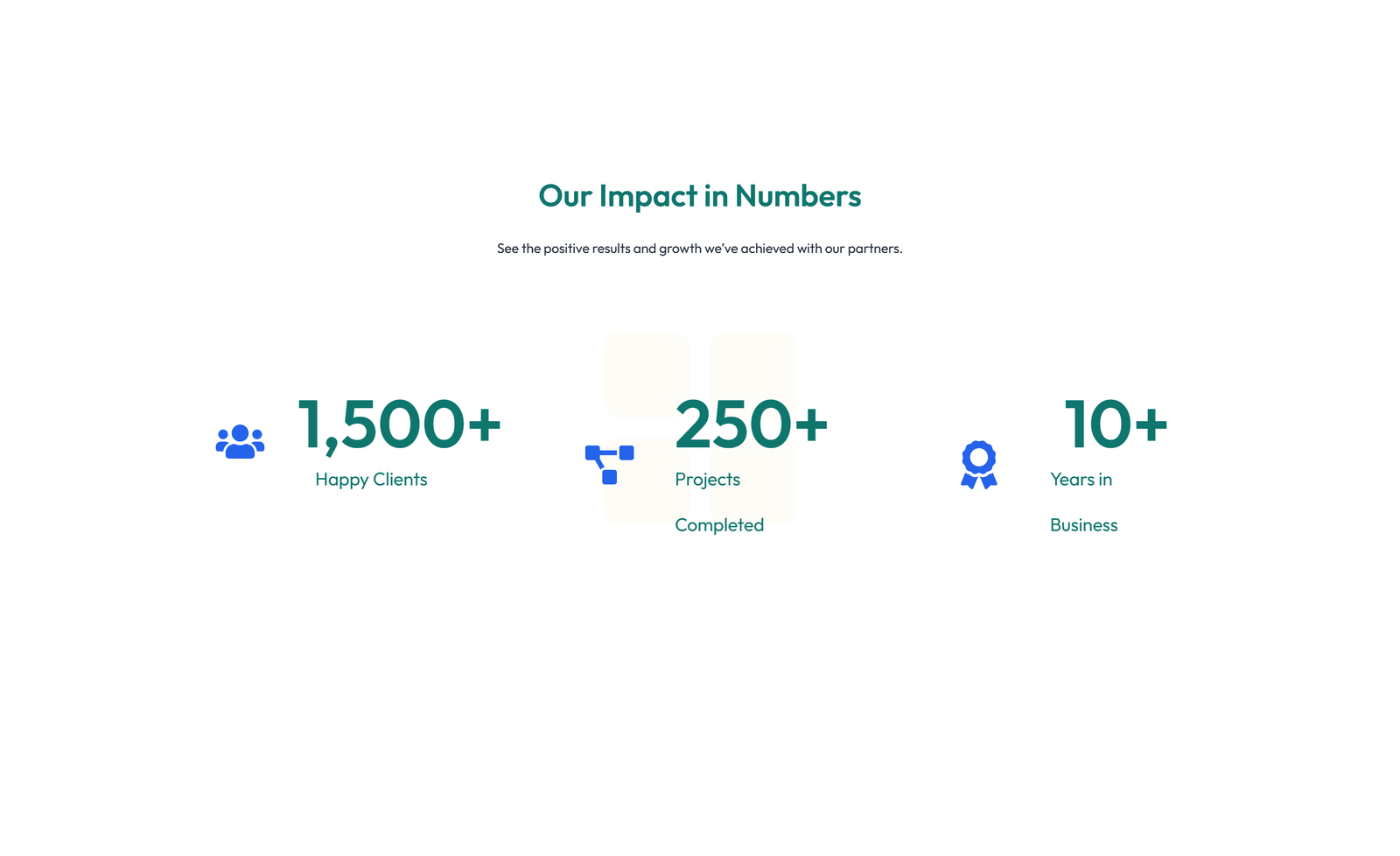 Screenshot of Feature Grid with 4-column Icon-box Cards 34 - Elementor Feature Sections component