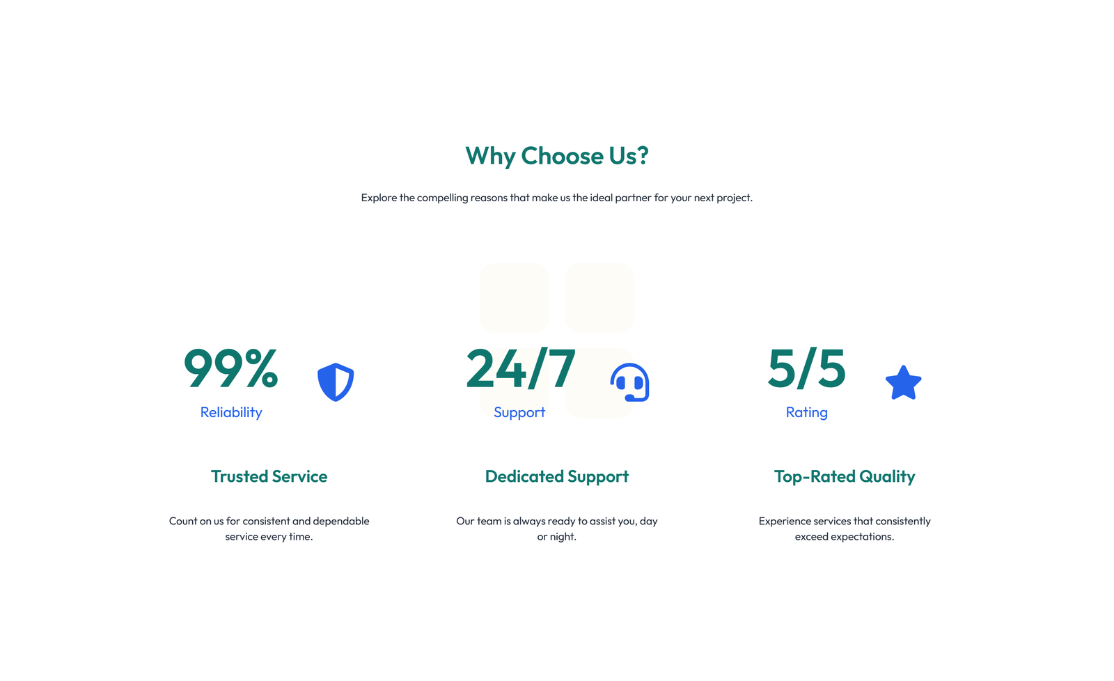 Screenshot of Feature Grid with 2-column Image, Title, Text Cards 39 - Elementor Feature Sections component