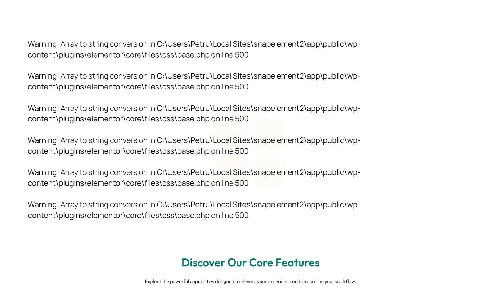 Feature Grid with 4-column Icon-box Cards 42 - Elementor component