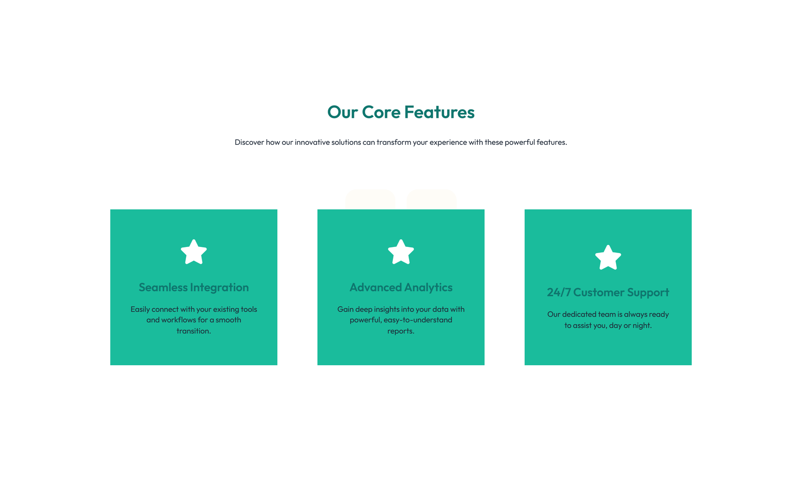 Feature Grid with 3-column Icon, Title, Text, CTA Cards 60 - Elementor component