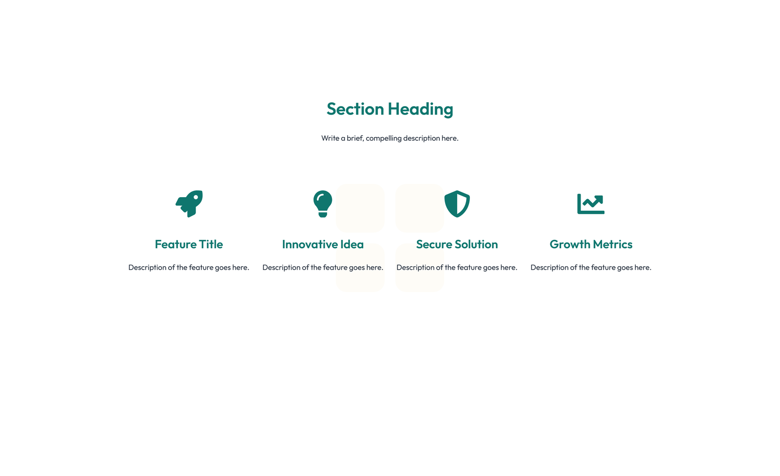 Screenshot of Feature Grid with 2-column Image, Title, Text Cards 62 - Elementor Feature Sections component