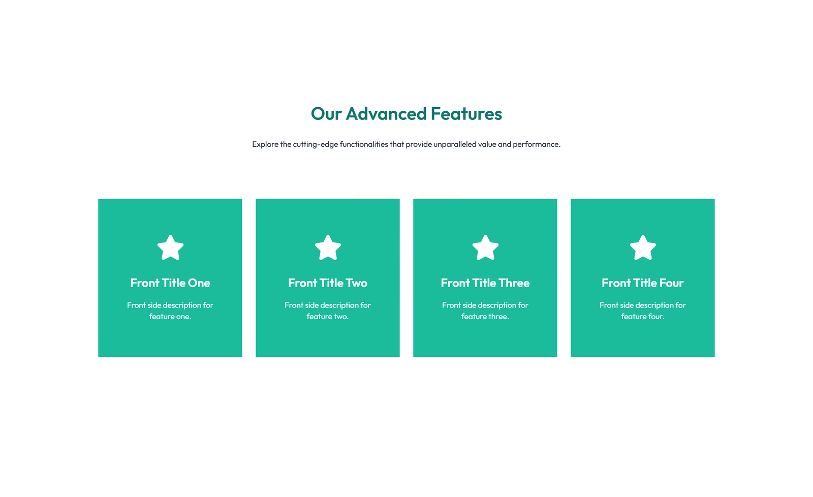 Feature Grid with 3-column Icon, Title, Text Cards 63 - Elementor component